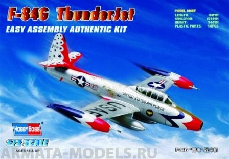 80247 Самолет F-84G ThunderJet Hobby Boss
