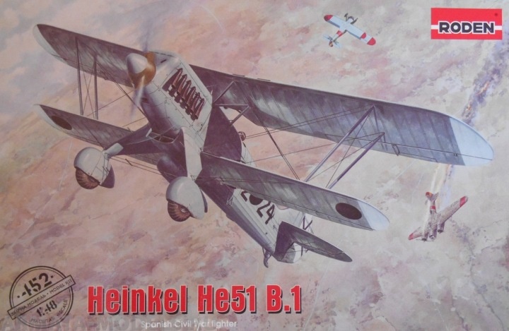 Rod452 Самолёт Heinkel He-51 B-1 Roden