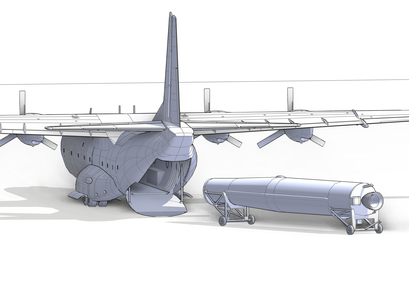 Rod336 Самолет Douglas C-133 w/PGM – 17 Thor IRBM Roden