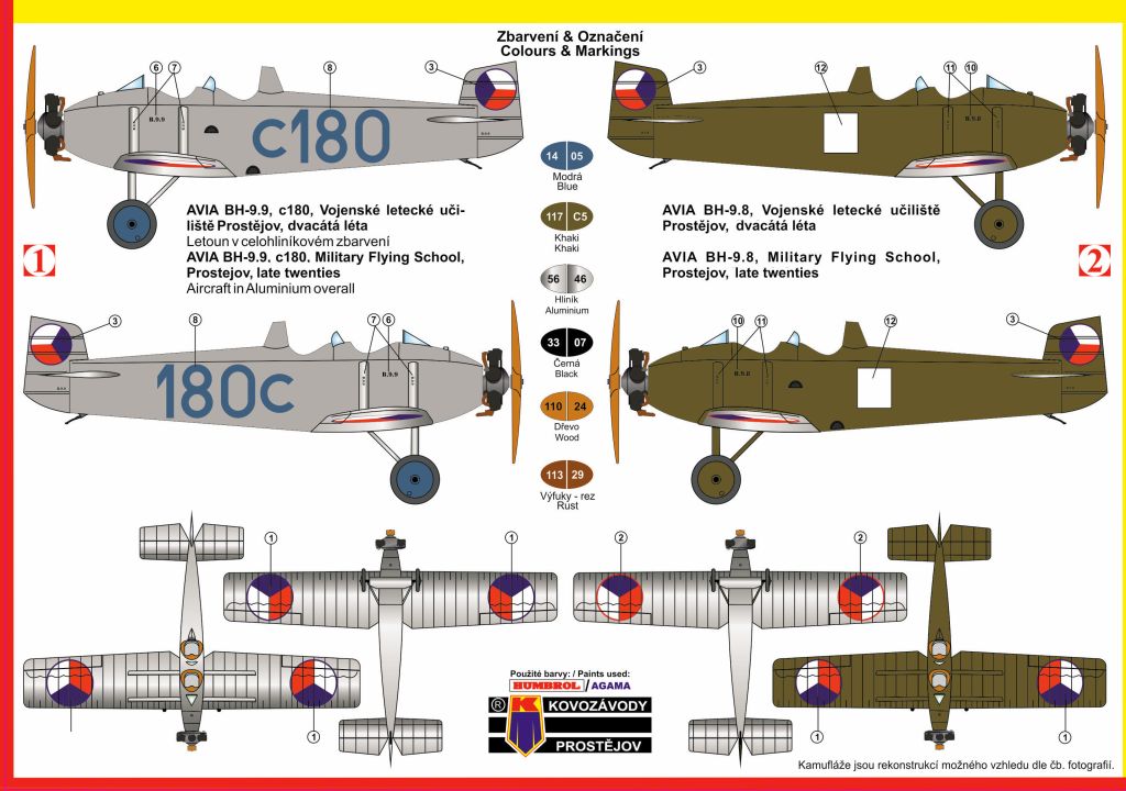 KPM0076 Avia B-9 Boska KP Models