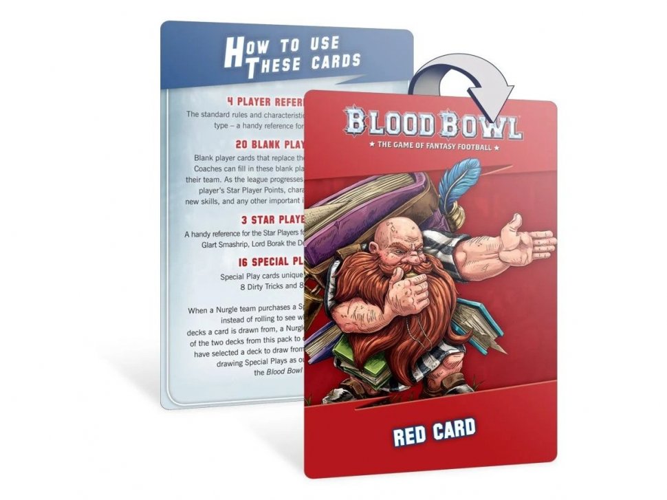 200-49GW Набор карт Кровавый Кубок. Команда Нургла (Blood Bowl: Nurgle Team Card Pack)