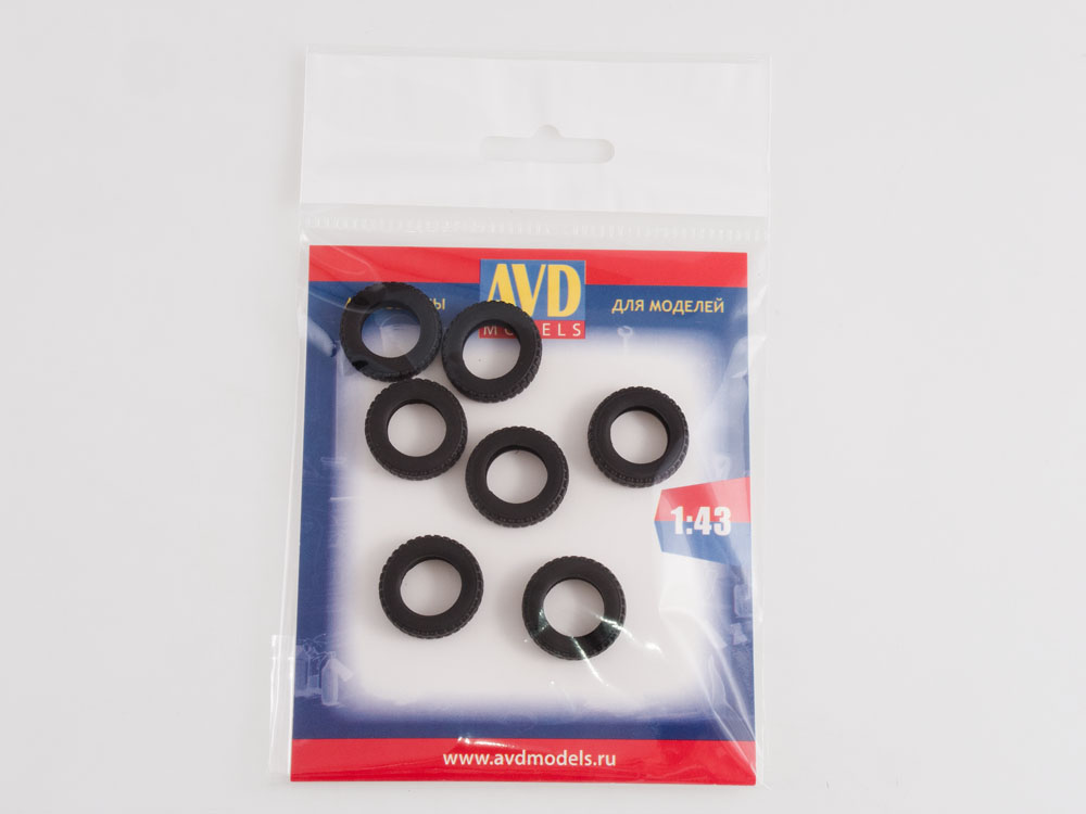 AVD343000807 Покрышки на ГАЗ-53А/3307/ПАЗ-3205 (К-84 8.25R20), (комплект: 7 шт.) AVD Models