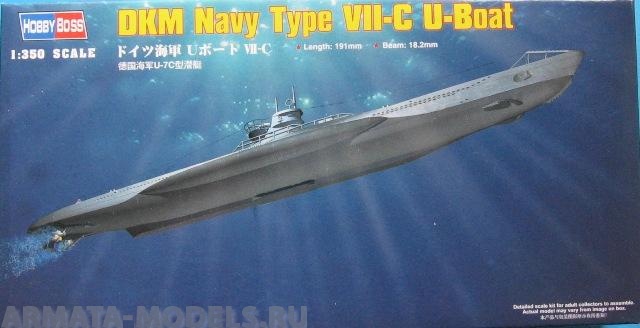 83505 Подводная лодка German Navy Type VII-C U-Boat Hobby Boss
