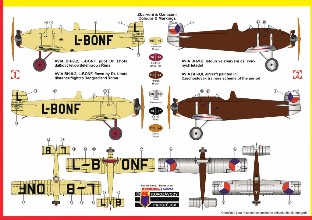 KPM0077 Avia BH-9 single s. KP Models