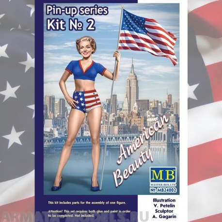 Набор фигурок MB24002 Серия пин-ап, набор №2. Бетти Master Box (MB)