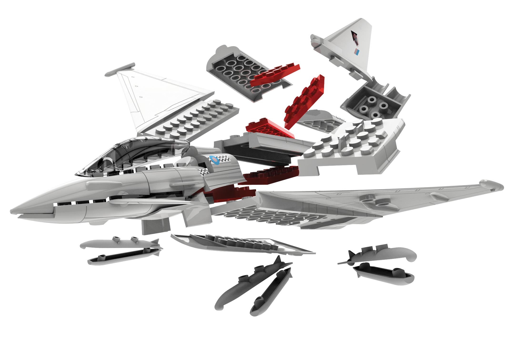 J6002 QUICKBUILD Typhoon  Airfix