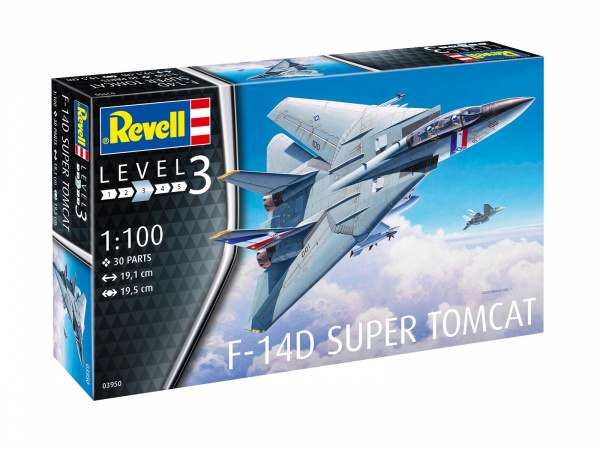 03950 Палубный истребитель F-14D Super Tomcat Revell