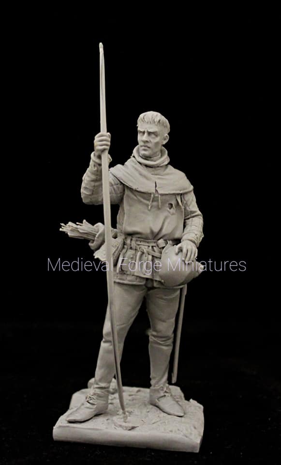 C-75-054 Фигура Welsh archer Medieval Forge Miniatures
