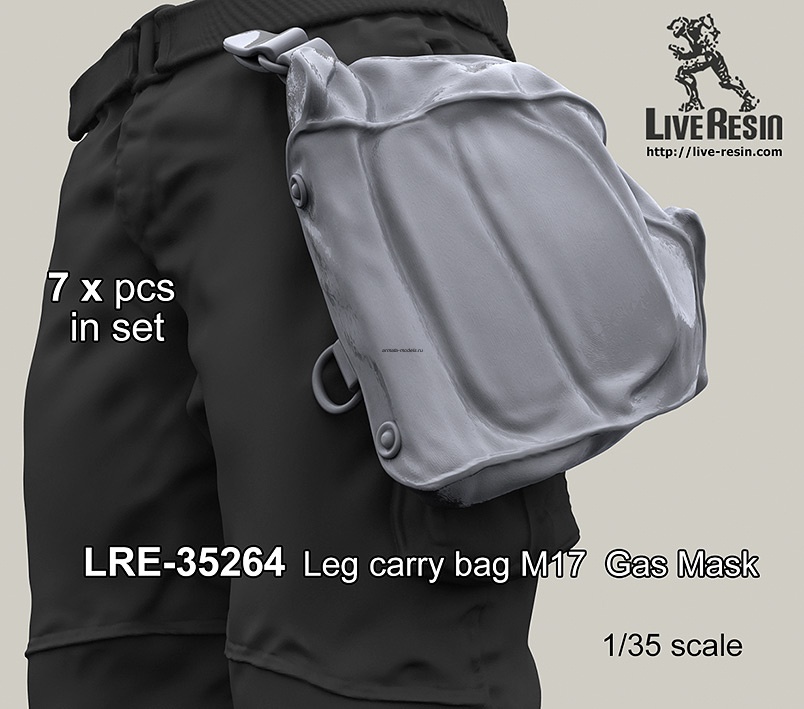 LRE35264 Сумка для противогаза M17, крепится на ногу.