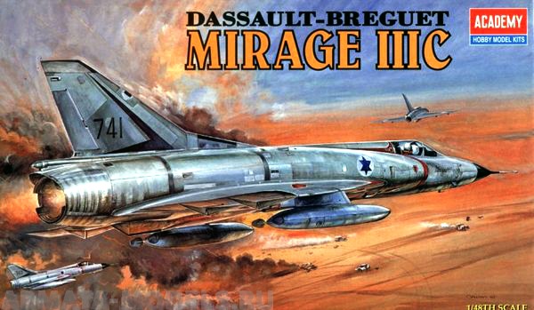 12247 Самолет  MIRAGE III-C FIGHTER  Academy