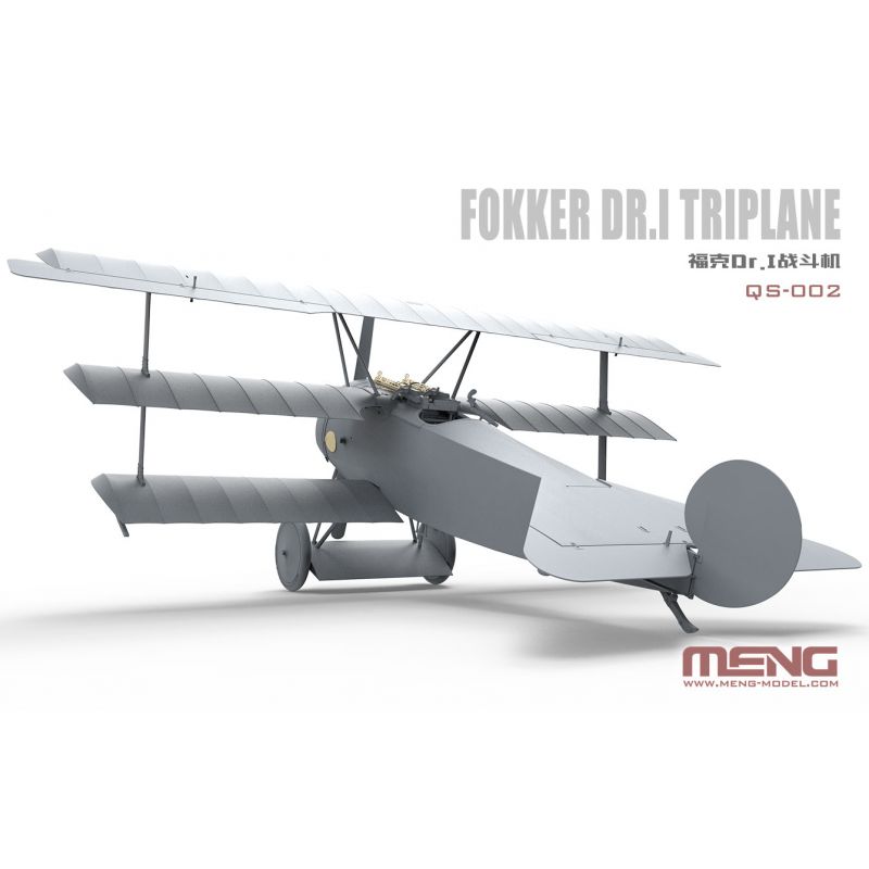 QS-002 Самолёт Fokker Dr. I Triplane Meng