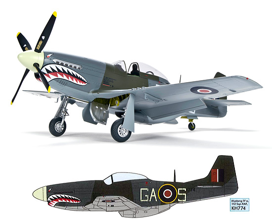 VOLKSWS09 Сборная модель P-51D/K MUSTANG IV ZOUKEI-MURA