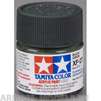 81727T XF-27 Black Green (Черно-зеленая) краска акр. 10мл