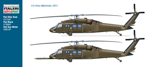 2706ИТ Вертолет UH-60/MH-60 Black Hawk Italeri