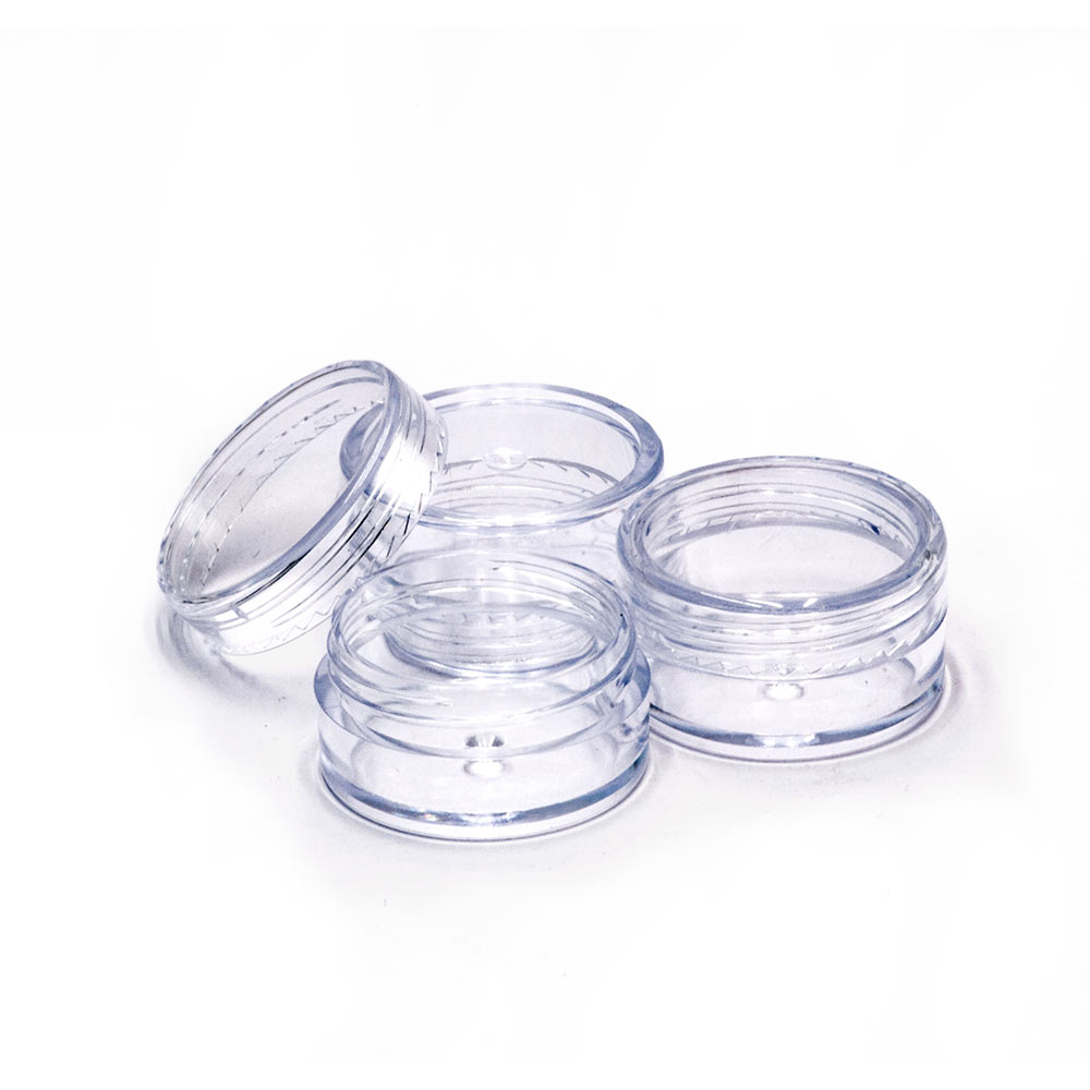 Ф10312IRP Банка прозрачная круглая с крышкой, 5мл