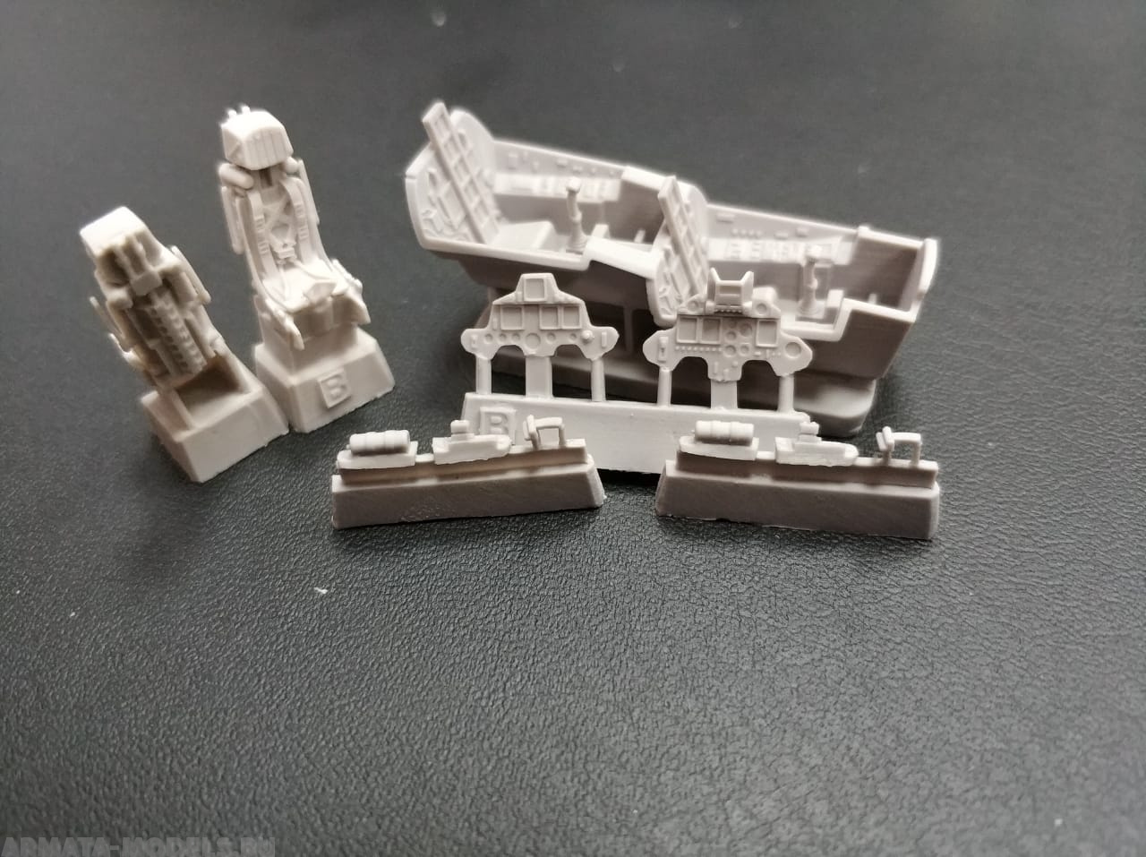 AM7254 Кабина (интерьер) Су-30СМ для модели фирмы Звезда 7314 