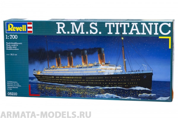 05210 Пароход Титаник, британский Revell