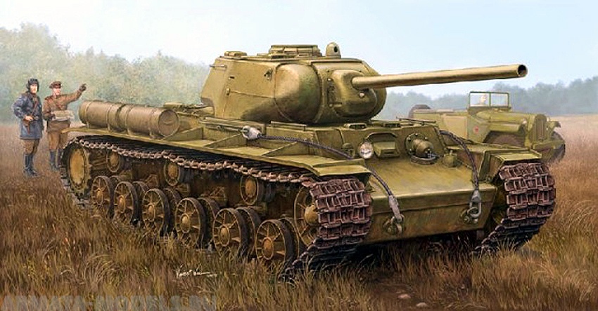 01567 Танк  КВ-1С/85 Trumpeter