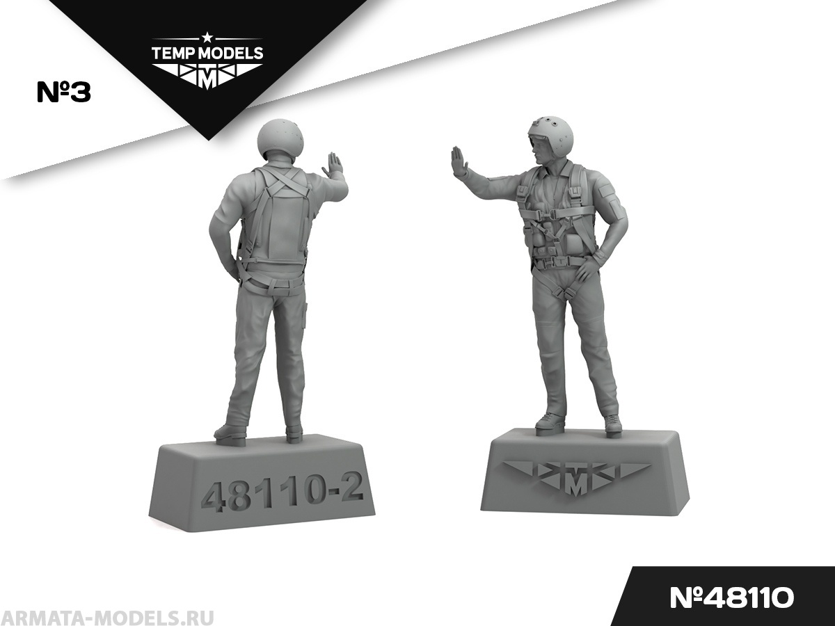 48112-2TMP Пилот ВКС РФ (1 шт) Temp Models