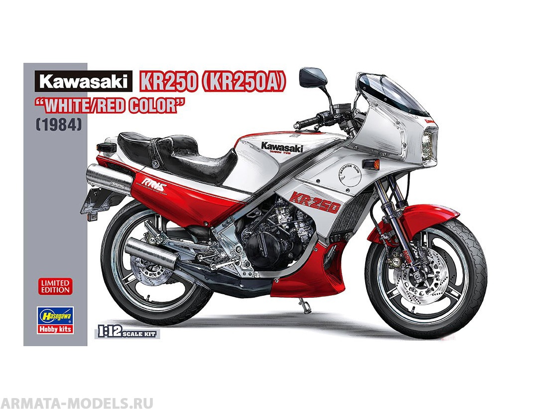 21745-Мотоцикл Kawasaki KR250 (KR250A) (Limited Edition) Hasegawa