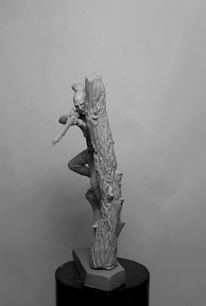 CHM-54314. Ирокез (№4), 1750-60 гг. Материал - смола. Chronos Miniatures