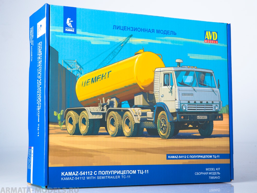 7065AVD КАМАЗ-54112 с полуприцепом ТЦ-11 AVD Models