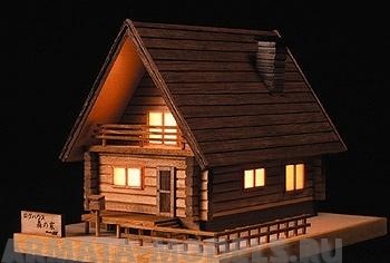 WJ35862 Сборная модель Mori-No-Ie, дом с подсветкой