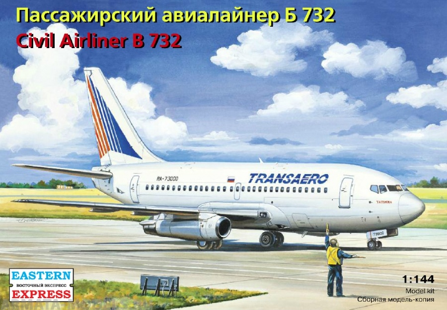 ЕЕ14470 Авиалайнер Б-732  ТрансАэро Восточный экспресс