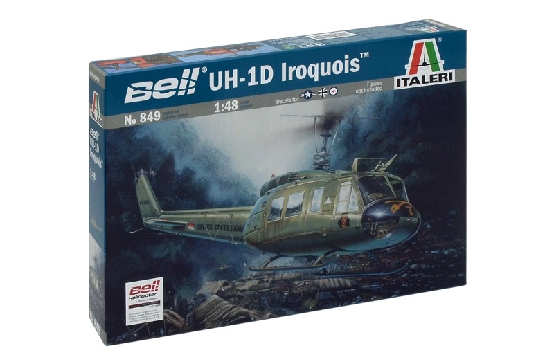 849ИТ Вертолет UH-1D Slick Italeri