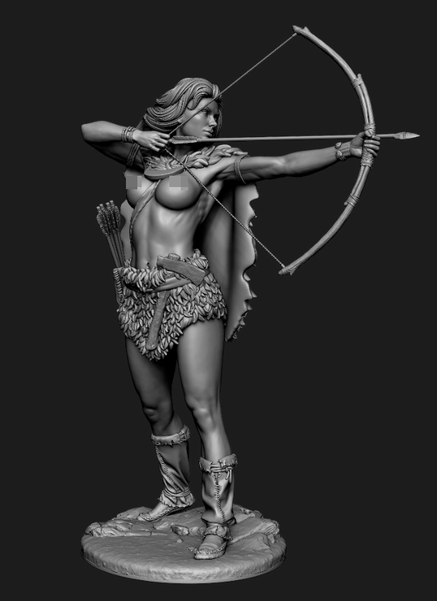 CHM-120.007. Миры Фэнтези: Венера Палеолита. 120 мм. Материал -смола. Chronos Miniatures