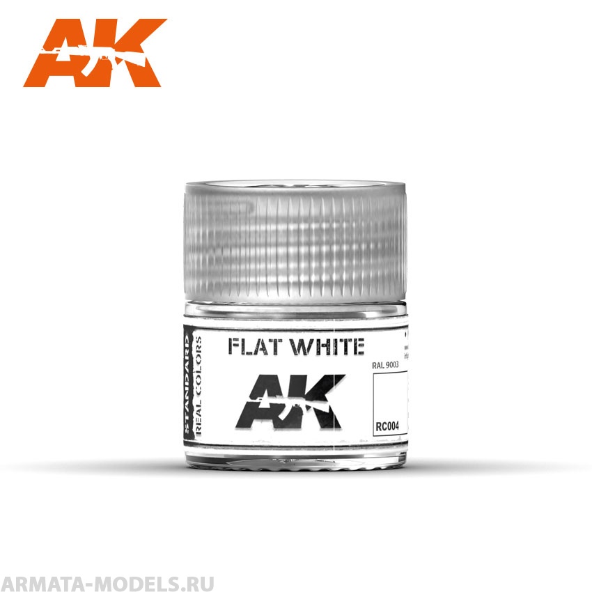 RC004 Краска Real Colors Flat White 10ml