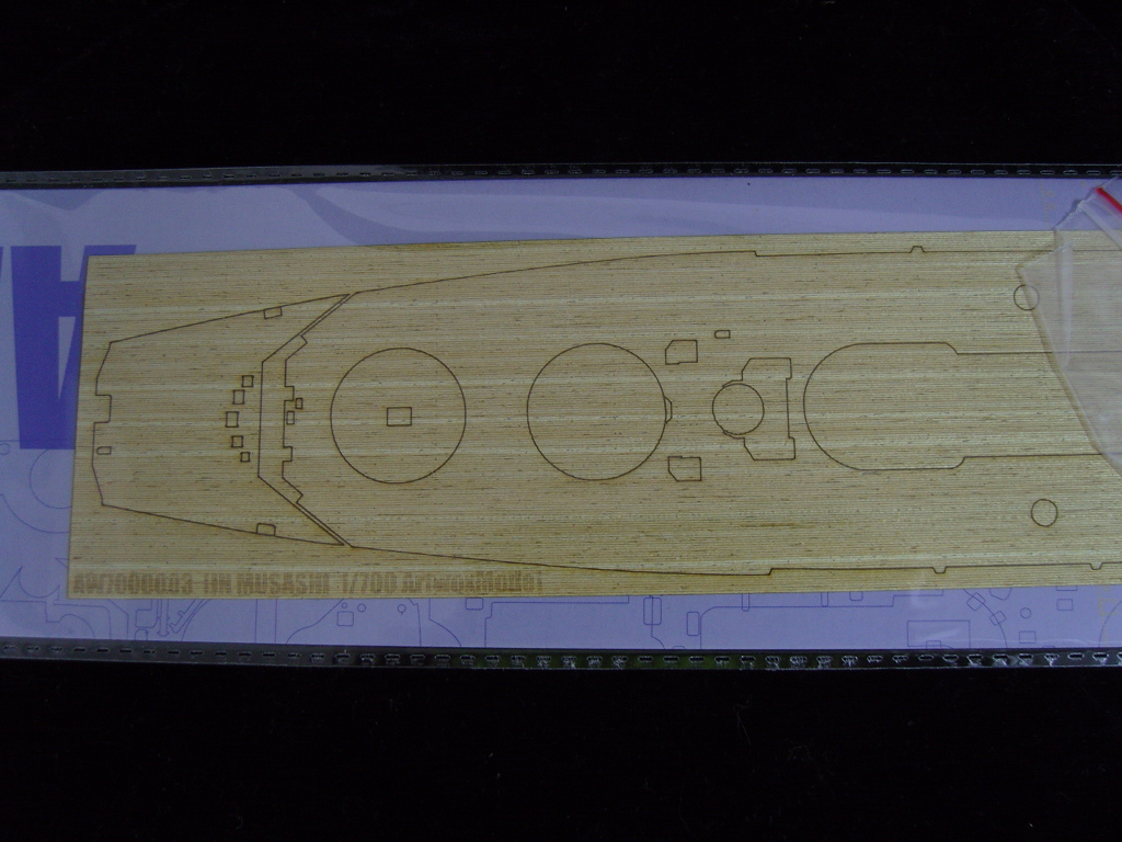 AW20003 Деревянная палуба для IJN Musashi