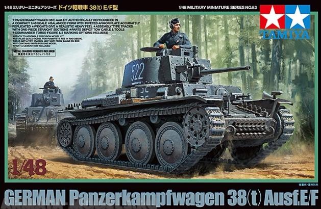 32583T Немецкий танк Panzer 38(t) Ausf.E/F Tamiya