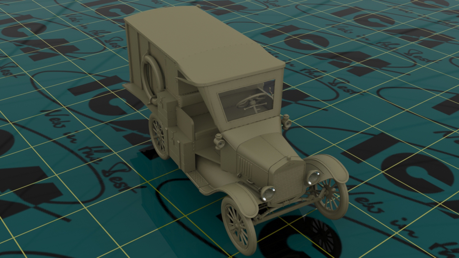 35662 Model T 1917 санитарная, с американским медицинским персоналом ICM