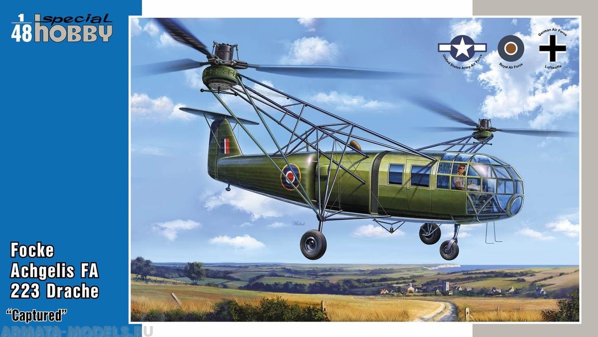 SH48201 Focke Achgelis FA 223 Drache Captured Special Hobby