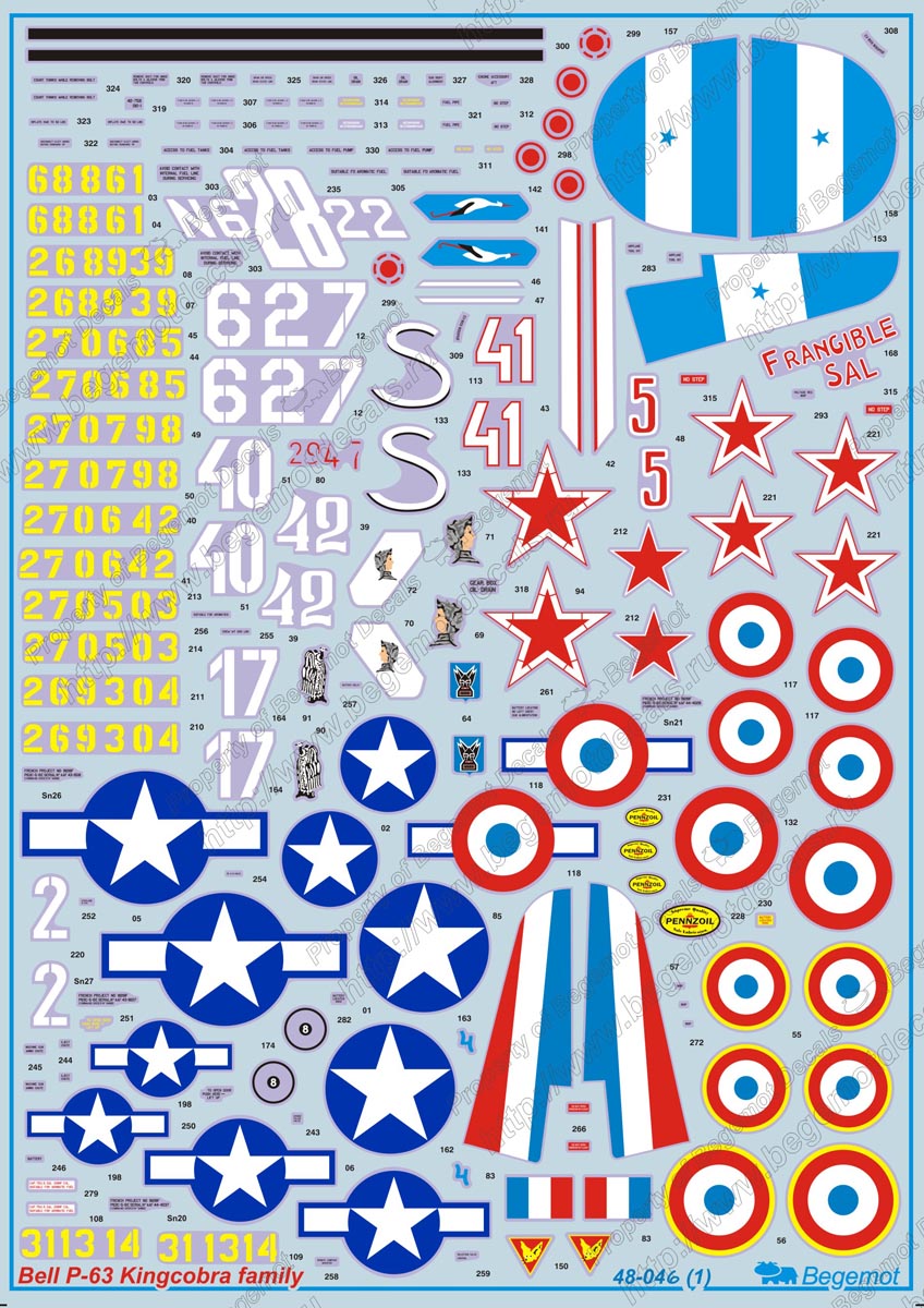 48-046 Bell P-63 Kingcobra 1.48