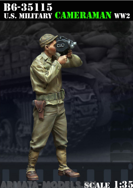 B6-35115 US Cameraman WW2 Bravo6