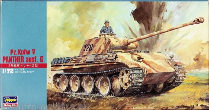 31109 Танк Pz.Kpfw V PANTHER ausf.G Hasegawa