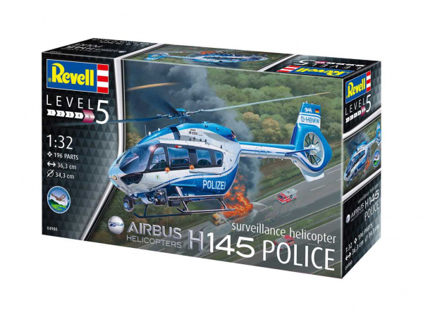 04980 Полицейский вертолет H145 Revell