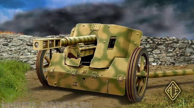 ACE72246 Противотанковая пушка Pak 50 7,5 cm ACE