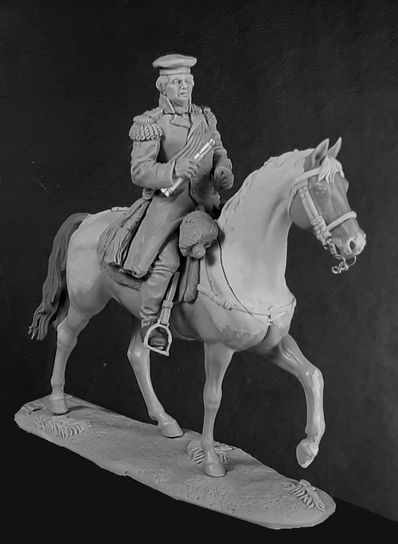 CHM-54311. Генерал-фельдмаршал, князь М.И. Голенищев-Кутузов, Россия 1812 г. Материал - смола. Chronos Miniatures