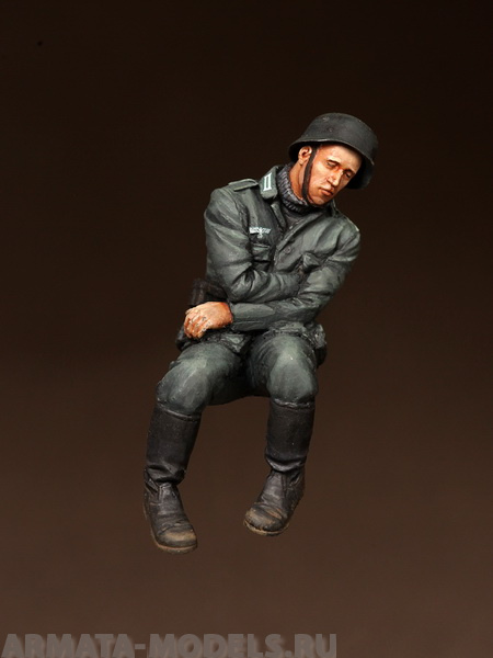 3574SOGA Sleeping  german panzergrenadier. SOGA Miniatures