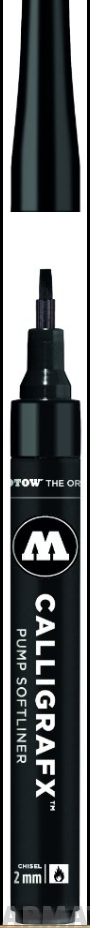 211020 Маркер MOLOTOW GRAFX Кисть 211020 Черный 2мм