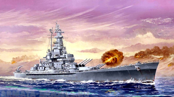 05761 Линкор BB-59 Массачусеттс Trumpeter