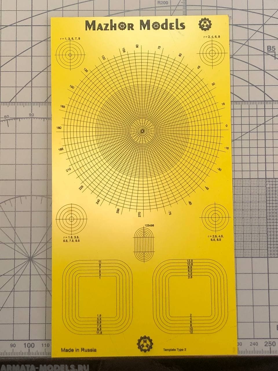 MM501 Шаблон ТИП2 - круги