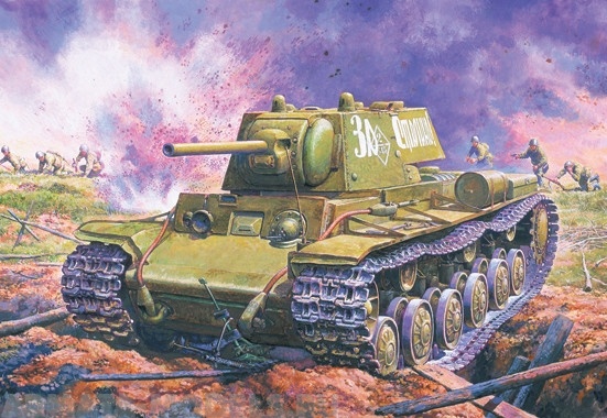 ЕЕ35084 КВ-1 обр.1941 ранняя версия Тяжелый танк Восточный экспресс