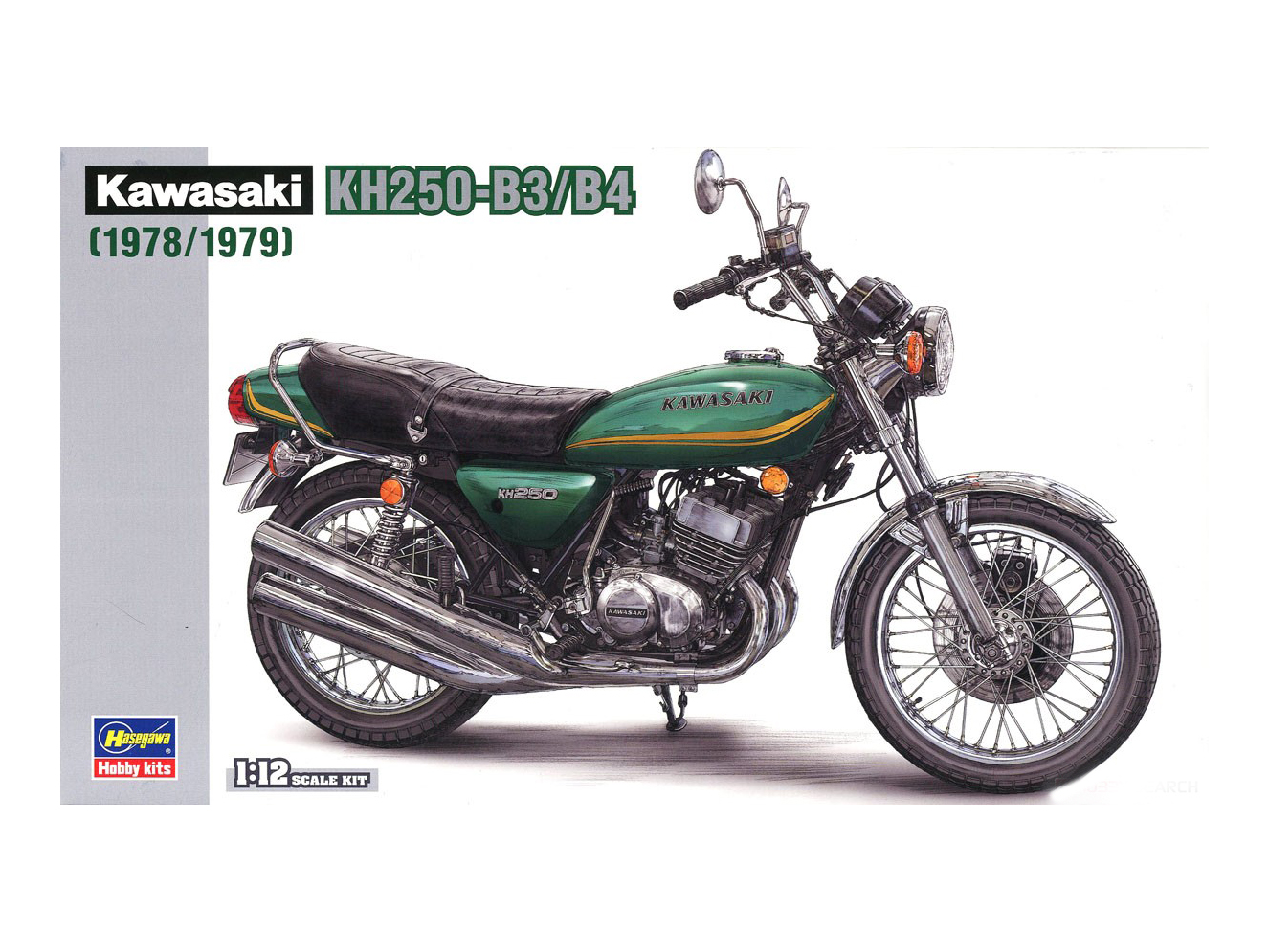 21508-МотоциклKAWASAKI KH250-B3/B4 Hasegawa