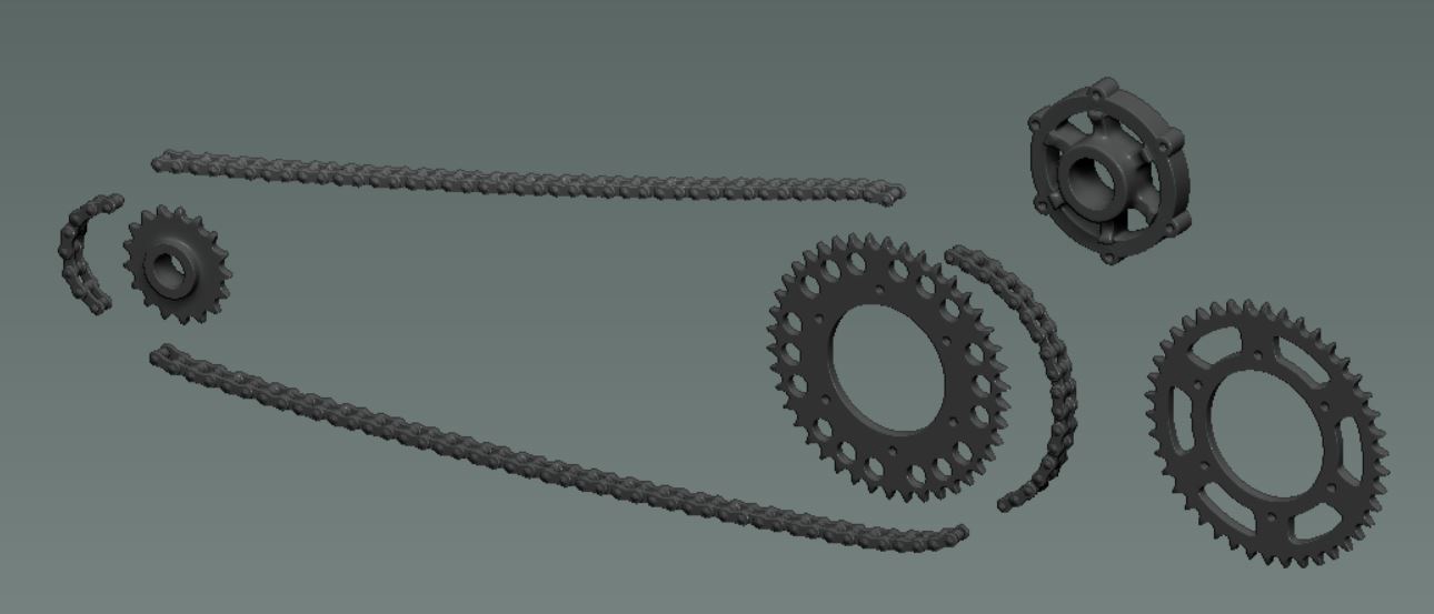 Chain-2BLS Цепь Yamaha R1