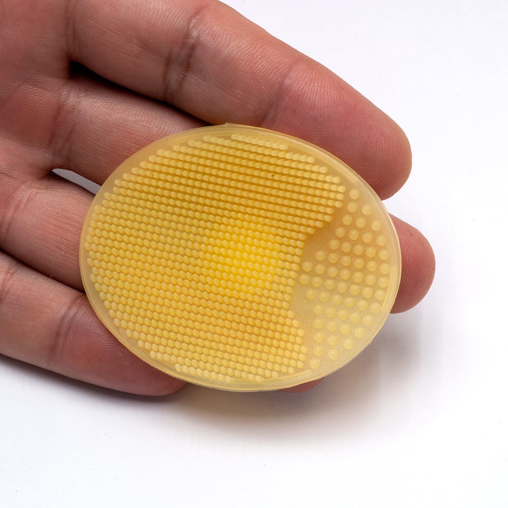 B37001yeIRP Коврик для мытья кисти силиконовый, желтый