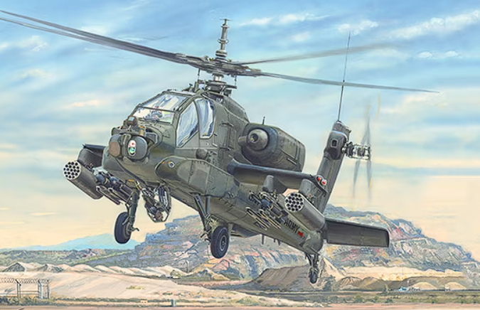 05114P Вертолет AH-64A Apache Early Trumpeter
